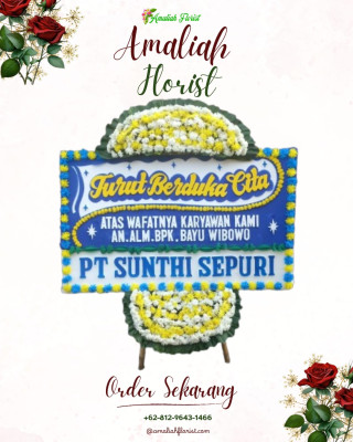 Papan Bunga Duka di Sibolga Selatan