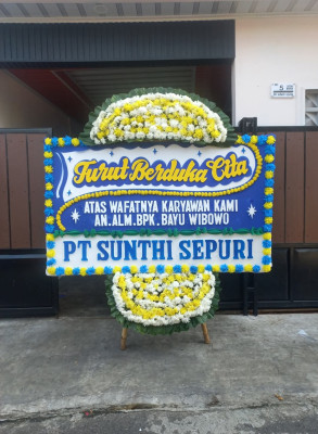 Papan Bunga Duka di Sibolga Selatan