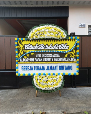 Papan Bunga Duka di Sibolga Selatan