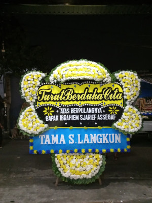 Papan Bunga Duka di Sibolga Selatan